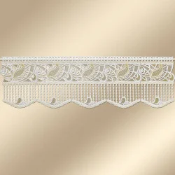 Panneaux Rajana gold-weiß vor goldenem Hindergrund