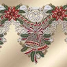 Feengardine Weihnachts-Scheibenhänger Glockenklang Plauener Spitze Detailansicht