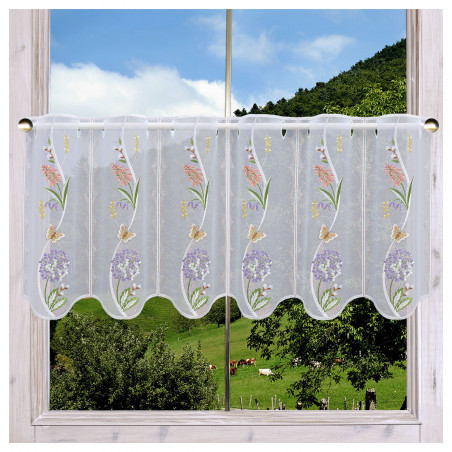 Scheibenhänger Florina mit Blütenmotiv am Fenster Scheibenhänger Florina mit Blütenmotiv am Fenster