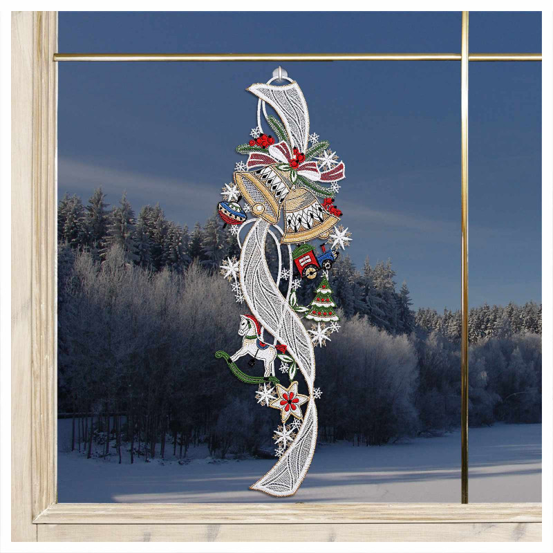 Winter-FensterbildKindheitstraum Plauener Spitze am Winterfenster