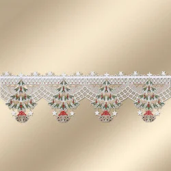 Panneaux Weihnachtsbaum Musterbild Stickerei