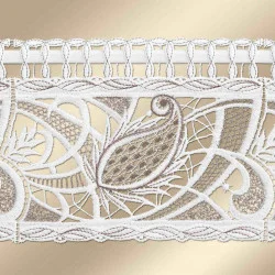 Spitzenkante Rajana mit farbiger Stickerei Detailbild