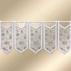 Gestickter Scheibenhänger Adina Stangendeko in beige