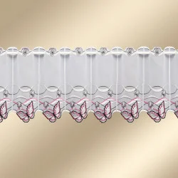Scheibengardine Schmetterling 35 cm hoch Musterbild