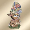 Spitzenbild Hase mit Osterballon Musterbild