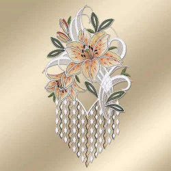 Fensterdeko Leila mit Lilie in gelb Musterbild