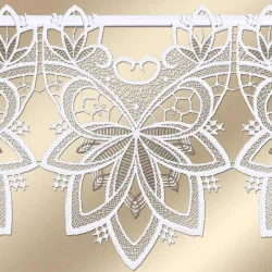 Scheibengardine Jannica aus Echter Plauener Stickerei Detailbild