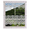 Scheibenhänger Rosalie in beige in 2 Höhen dekoriert am Fenster