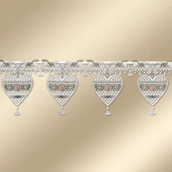 Landhaus-Stangendeko Annemarie Plauener Stickerei Musterbild