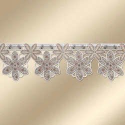 Gestickter Mini-Scheibenhänger Blumenzauber Stangendeko