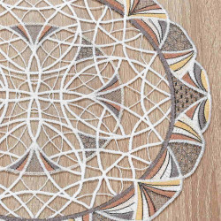 Tischdecken Joline Detailbild Plauener Stickerei