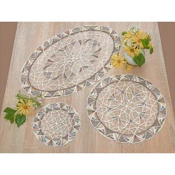 Decken Joline mit Ornamenten Beispielbild Dekoriert