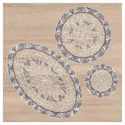 Tischdeko Set Joline in taupe-rosé alle Größen