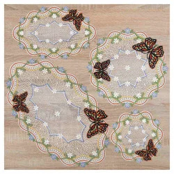 Tischdecken-Set Fiona in rot-gelb-blau alle Varianten