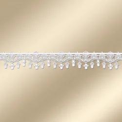 Stickerei-Kurzgardine Landhausidylle Musteransicht