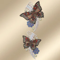 Fensterhänger Schmetterlinge  Musterbild