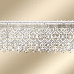 Stickerei-Kurzstore Jara modern Musterbild golden