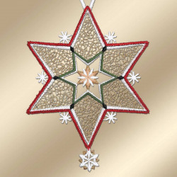 Fensterdeko Sternenglanz Detailansicht