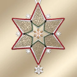 Fensterdeko Sternenglanz Detailansicht