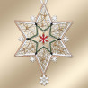 Weihnachts-Anhänger Sternenglanz Detailansicht