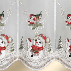 Panneaux Winterspaß 35 cm hoch Detailbild Stickerei