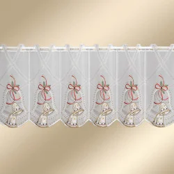 Scheibengardine Kling Glöckchen 35 cm hoch Musterbild