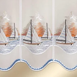 Panneaux Sonnenuntergang 55 cm hoch Detailansicht Stickerei