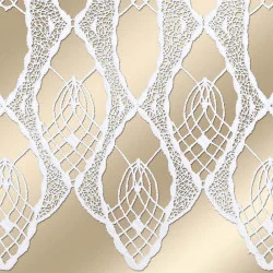 Spitzengardine Ema aus Plauener Stickerei Detailansicht