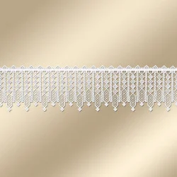 Stickerei-Kurzgardine Mileya mit Ornamenten Musteransicht