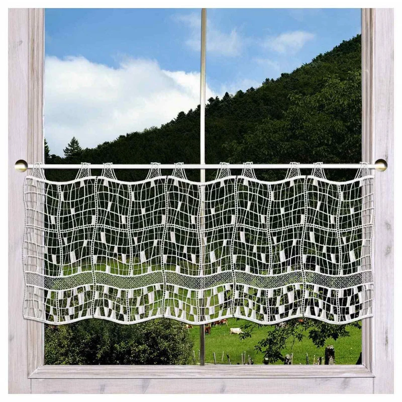 Moderne Kurzstore Milanka Beispielbild an der Scheibe