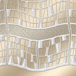 Spitzengardine Milanka aus Plauener Stickerei Detailansicht