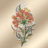 Fensterdeko Allium orange Musterbild