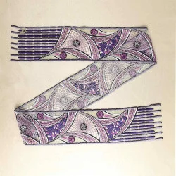 Halstuch Kiona in lila-rosa Musterbild