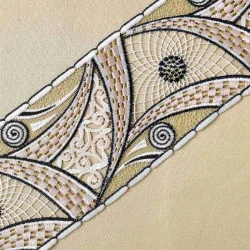 Spitzen-Stola Kiona Detailansicht Plauener Stickerei