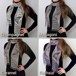 Spitzen-Schal Kiona in 4 Farben für jeden Geschmack