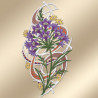 Fensterdeko Allium lila Musterbild