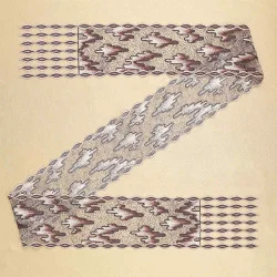 Halstuch Atsila in beige-braun Musterbild