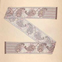 Halstuch Pakuna in beige-rosa Musterbild