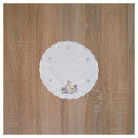 Untersetzer Häschen im Gras mit Osterhase 22 cm