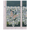 Scheibenhänger Frühlingsbote Plauener Spitze dekoriert am Fenster