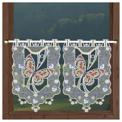 Kleinfenstergardine Frühlingsbote als stilvolle Fensterdeko