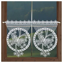 Klassische Schiebepaneele Blumenfalter Dekobeispiel