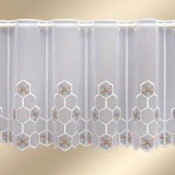 Scheibengardine Korana Regenbogen 35 cm hoch Musterbild