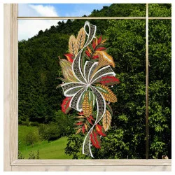 Herbst-Fensterbild Erntedankfest Dekobeispiel