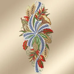 Spitzenbild Erntedankfest Musterbild vor goldenem Hintergrund