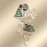 Spitzenbild Glocken mit Schneemann Musterbild