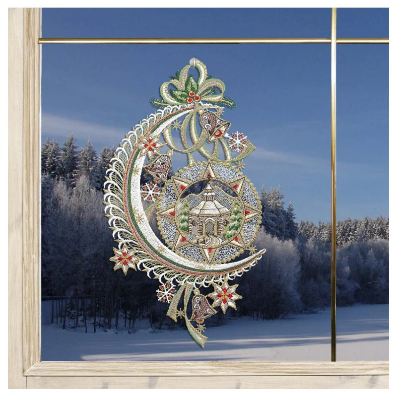 Winter-Fensterbild Mondkapelle grau Beispielbild am Fenster