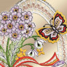 Fensterhänger Osterei mit Schmetterling Detailbild