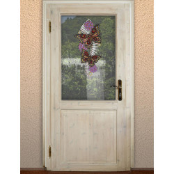 Fensterbild Schmetterlinge als Accessoire für Türen