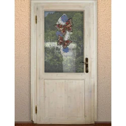 Fensterbild Schmetterlinge als Accessoire für Türen